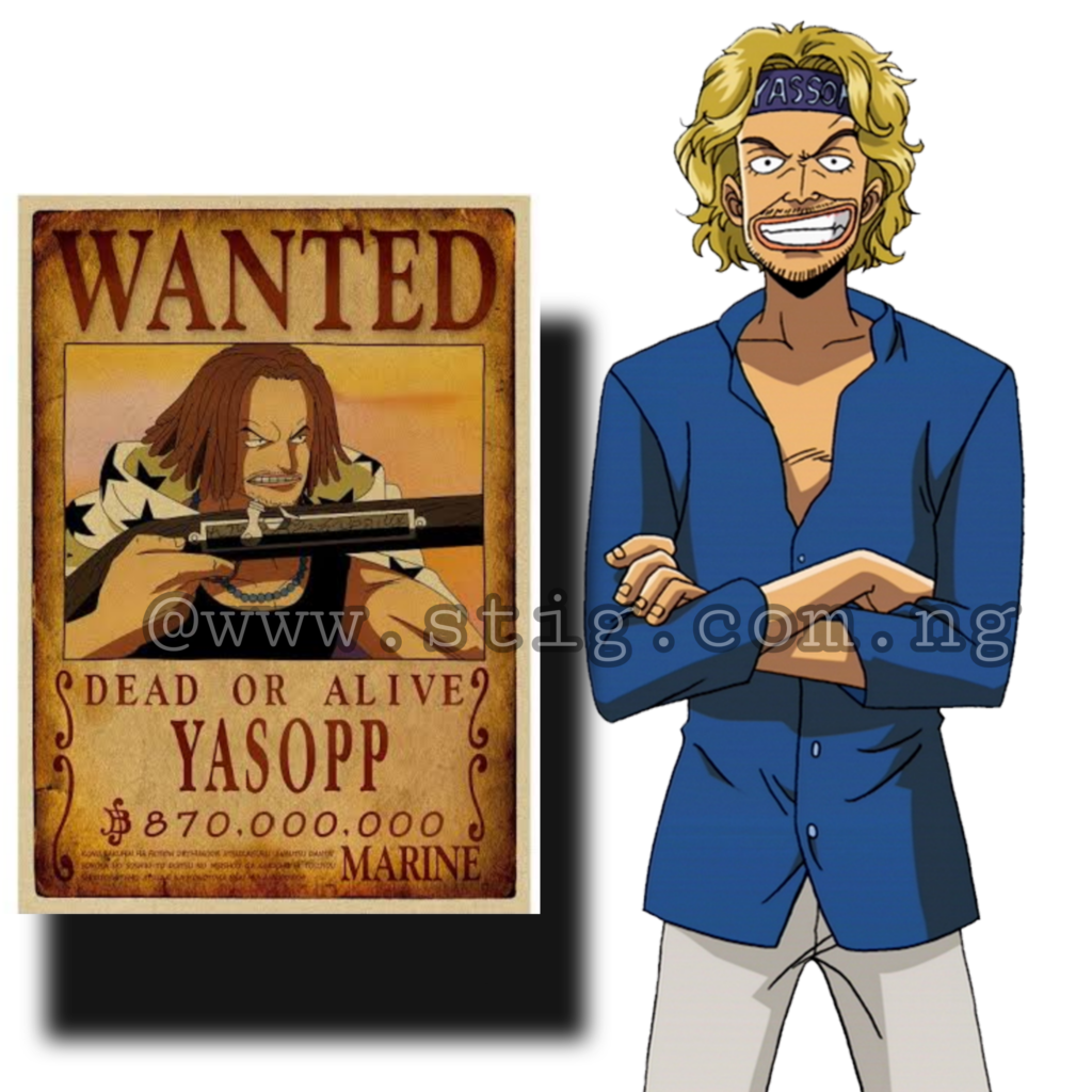 yasopp bounty in one piece 