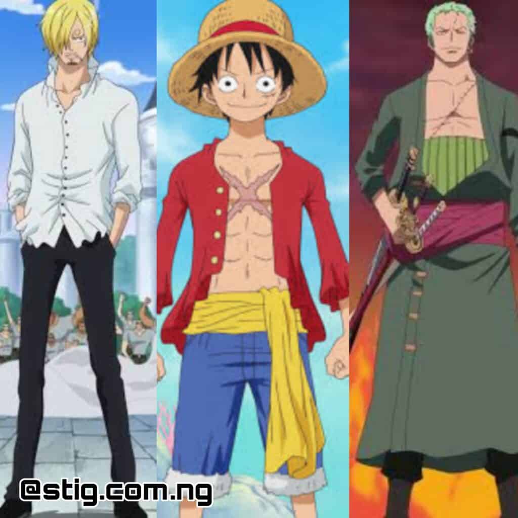 Zoro X Sanji and Luffy